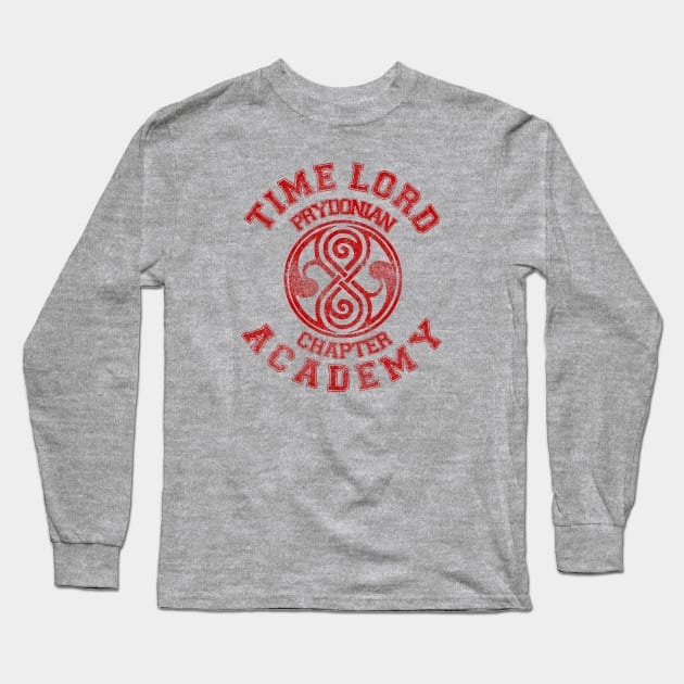 Time Lord Academy Long Sleeve T-Shirt by RiottDesigns